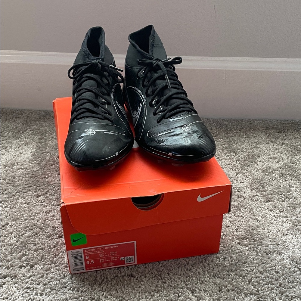Nike Black Men's Athletic Superfly 8 club cleats